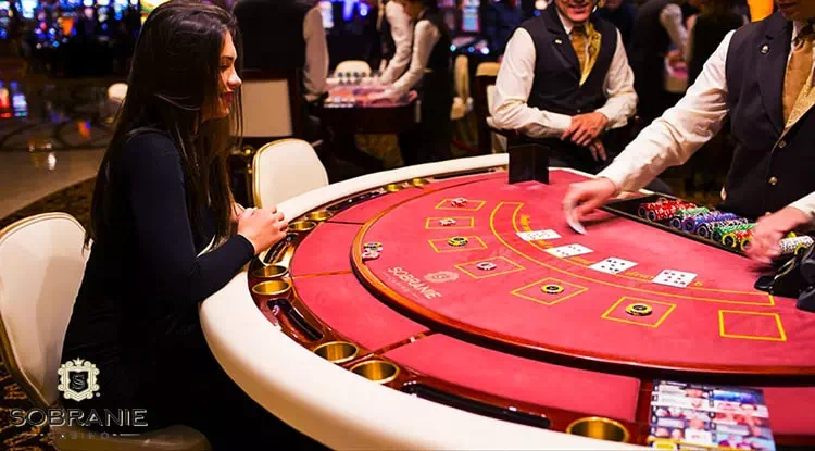 Russian Poker in Sobranie Casino waiting for your bet!